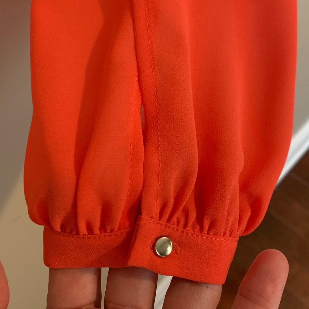 Forever 21 orange size S blouse - Picture 10 of 11